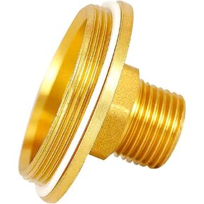 Brass Y-Type Filter Plug, Male Thread for Central AC/Underfloor Heating/Water Pipe 43/47/58mm OD to 1/2", All-Copper(58mm to 1/2'') in Kuwait