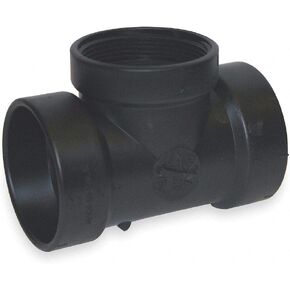 Flush Cleanout Tee, 2 In FNPT x Hub in Kuwait