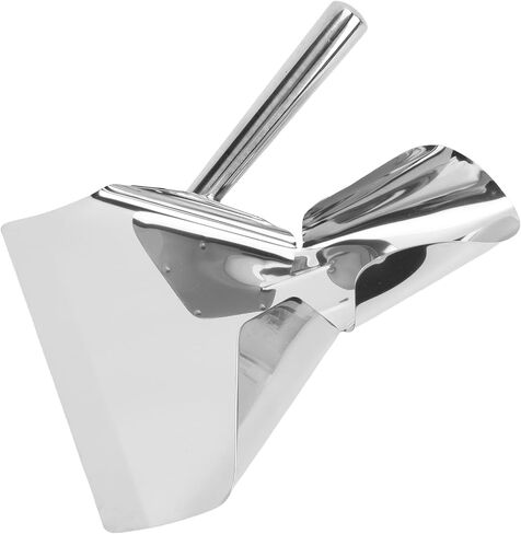 Qinlorgo French Fry Scoop, Stainless Steel French Fry Bagger, Popcorn Scoop with Commercial Quick Fill & Non Slip Handle, Ideal for Snacks, Desserts & Ice Cream in Kuwait