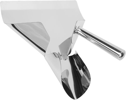 Qinlorgo French Fry Scoop, Stainless Steel French Fry Bagger, Popcorn Scoop with Commercial Quick Fill & Non Slip Handle, Ideal for Snacks, Desserts & Ice Cream in Kuwait