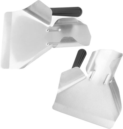 Stainless Steel French Fry Bagger, Popcorn Scoop, Potato Chip Serving Scooper, Ice Candy Snacks Desserts Scooper with Removable Handle for Chips Popcorn in Kuwait