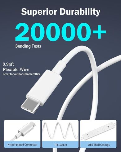 كيبل شحن سريع USB C الى لايتنينج معتمد من ابل بطول 6.6 قدم يدعم توصيل الطاقة لجوال ايفون 12 برو و11 ماكس واكس اس واكس ار و8 بلس وايباد برو وايربودز برو in Kuwait