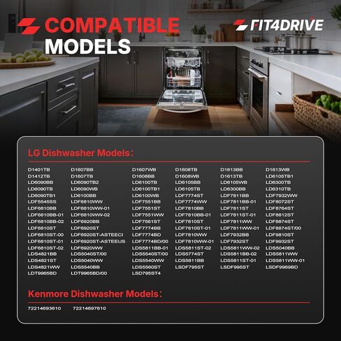 3920DD3005D 85in سدادة باب حشية غسالة الأطباق متوافقة مع LG LDF7774ST LDF5545SS LDS5811WW LDF7811BB، كينمور 72214693610 72214697610 قطع غيار 3920DD3005H AP6981193 in Kuwait