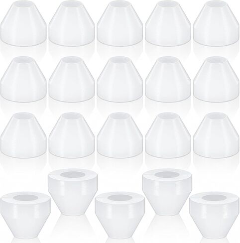 20 Pack Pen Bushings Organizer, White Non-stick Pen Bushings for Turning Woodturning (0.43inch / 11mm Height, 0.55nch / 14mm Diameter) in Kuwait