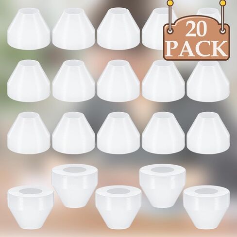 20 Pack Pen Bushings Organizer, White Non-stick Pen Bushings for Turning Woodturning (0.43inch / 11mm Height, 0.55nch / 14mm Diameter) in Kuwait