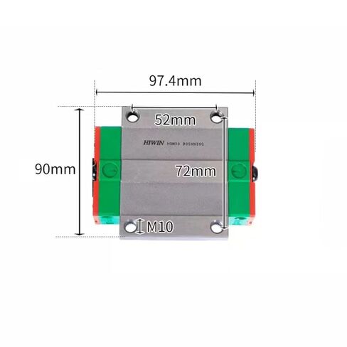 HGW30CC HIWIN Linear Block for HGW30 Linear Motion Slider Rail Guide Linear Bearing in Kuwait