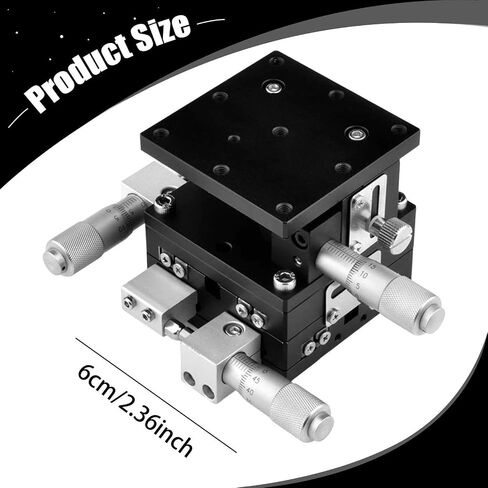 Almencla X Y Z 3 Axis Manual Linear Stage Compact Linear Stage Sliding Table in Kuwait