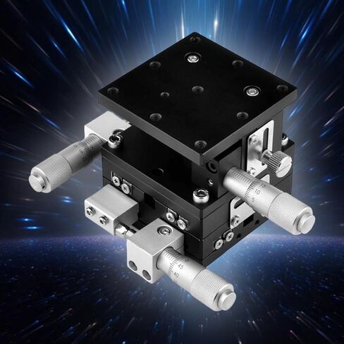 Almencla X Y Z 3 Axis Manual Linear Stage Compact Linear Stage Sliding Table in Kuwait