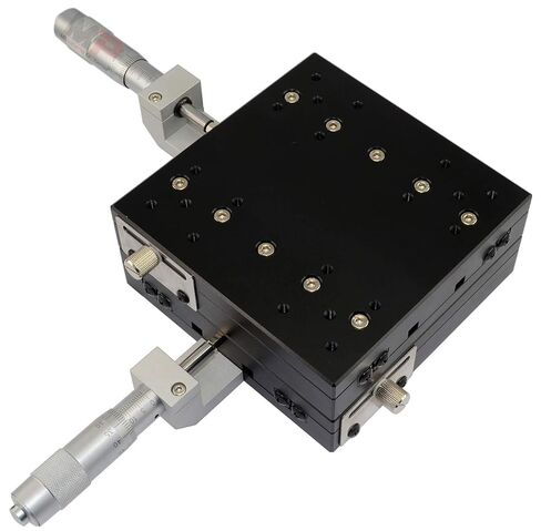 XY Linear Stage, MPositioning T125XY-25C Precision Manual XY Translation Stage 25 mm Travel in 2-Axis 125 x 125 mm Platform Table in Kuwait