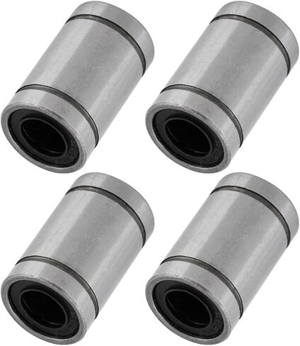 Linear Motion Bearing Bushing 10Pcs, 8mm ID LMUU8 Linear for CNC Machines, 304 Stainless Steel, Double Sealed, Smooth Sliding for Hobby Projects & Automation in Kuwait