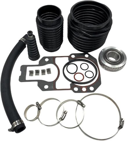 803099T1 Bellows Kit for MerCruiser Alpha 1 Gen 2 Stern Drives Transom Seal, Include 816431A1 U-Joint Bellows & 94996Q2 Gasket Kit, Repaces 18-8206, 30-803099T1 in Kuwait