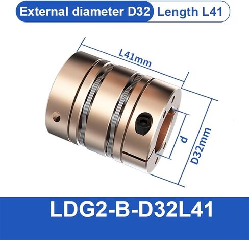 LDG2-B-D32L41 مقرنة رمح 8 مسامير عالية القوة مرنة توصيل القرص اقتران للمحرك (14X14) in Kuwait