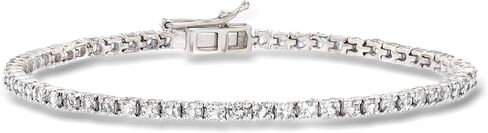 Ross-Simons 4.70 ct. t.w. White Topaz Tennis Bracelet in Sterling Silver in Saudi Arabia