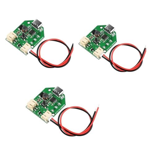 1/3/5PCS 3 Speed Universal Small Fan Control Board Rechargeable Circuit Board Charging Module USB Type-C(1PCS Type C) in Kuwait