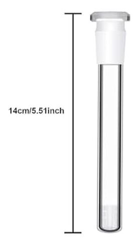 6 of them14mm Compatible Tube Glass Tube with 2cleaning Brushes, Borosilicate Thick Glass Tube 140mm/5.51in in Kuwait