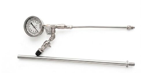 مكثف الارتجاع/الإقلاع من شركة Parr Instrument Company، من الفولاذ المقاوم للصدأ، مع مقياس الضغط ومجموعة الصمامات in Kuwait
