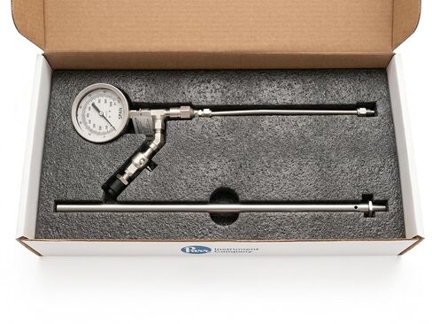 مكثف الارتجاع/الإقلاع من شركة Parr Instrument Company، من الفولاذ المقاوم للصدأ، مع مقياس الضغط ومجموعة الصمامات in Kuwait