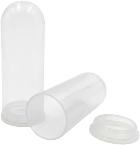 30PCS 120ml Clear PP Round Bottom Centrifuge Tubes with Flat Caps Laboratory Storage Tubes Original Product in Kuwait