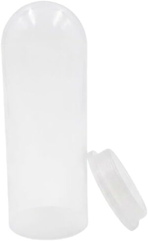 30PCS 120ml Clear PP Round Bottom Centrifuge Tubes with Flat Caps Laboratory Storage Tubes Original Product in Kuwait