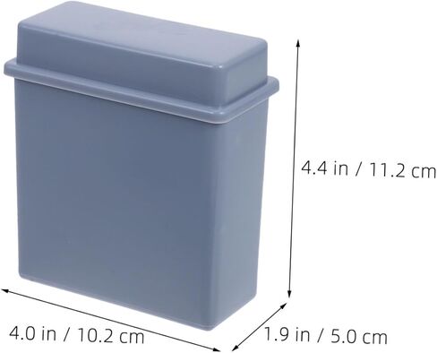 Healeved Plastic Coplin Jar Set for 24 Microscope Slides – Laboratory Slide Staining Rack with Gray Plastic Holder for Sample Drying and Histology Use in Kuwait