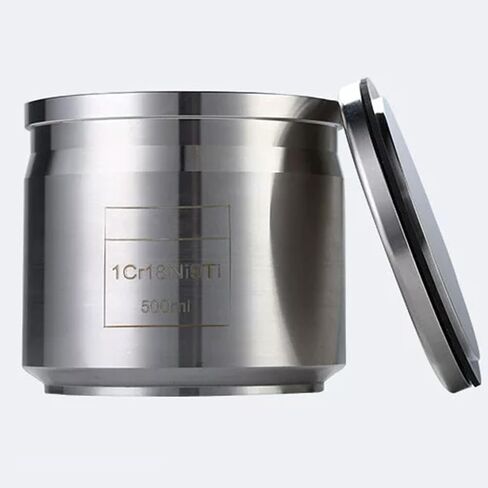 Stainless Steel Ball Mill Jar, Lab Ball Milling Pots, Wet/Dry Milling For Planetary Mill, High Hardness Grinding Container(100ml) in Kuwait