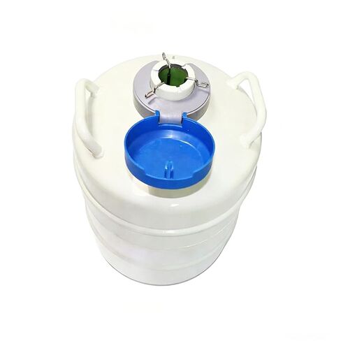 Liquid Nitrogen Container, DEJUN 20L Liquid Nitrogen Tank, Aluminum Alloy Cryogenic Container Liquid Nitrogen Dewar Flasks with Carry Bag in Kuwait