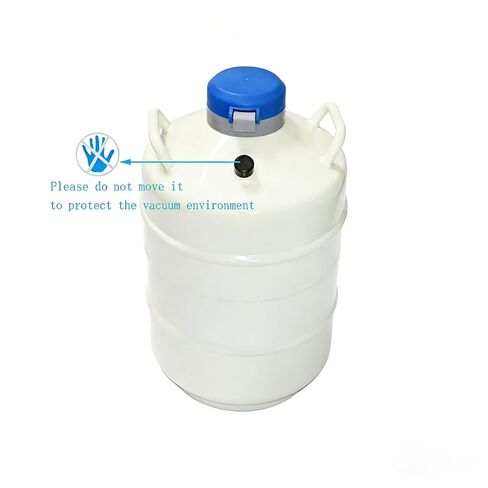 Liquid Nitrogen Container, DEJUN 20L Liquid Nitrogen Tank, Aluminum Alloy Cryogenic Container Liquid Nitrogen Dewar Flasks with Carry Bag in Kuwait