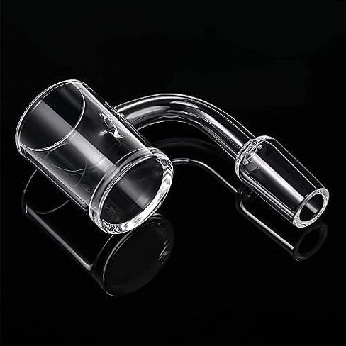 14mm Bowl Laboratory Transparent Durable Quartz Material Funnel Set with Lid and 2 Light-up Balls, Funnel for DIY Use and Kitchen Lab Grade Transparent Durable in Kuwait