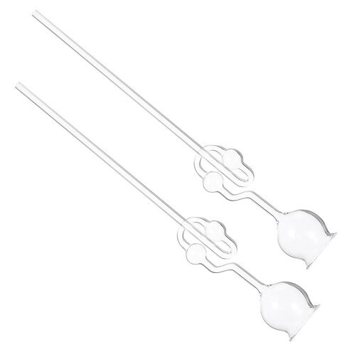 Cabilock 2pcs Glass Safety Funnels Double-Ball Long Neck Scientific Filling Funnels for Laboratory and School Experiments in Kuwait