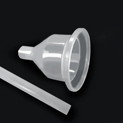 Laboratory Clear Filter Funnel Plastic for Experiment Liquid Essential Filling Empty Bottle Packing Tool，Detachable，1Piece in Kuwait