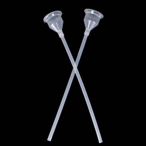 Laboratory Clear Filter Funnel Plastic for Experiment Liquid Essential Filling Empty Bottle Packing Tool，Detachable，1Piece in Kuwait