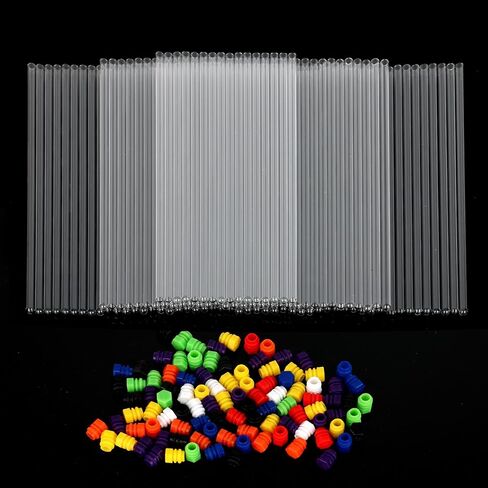 stonylab Borosilicate Glass NMR Tubes with Caps, High Temperature Resistant and Superior Seal for Laboratory Use, OD 4.9 mm Length 177 mm, 100 Pcs in Kuwait
