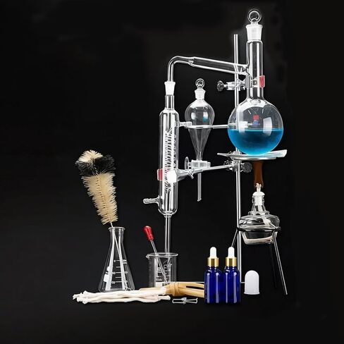 Lab Grade Borosilicate Glass Adapter with Joint Tips (10mm Male to 14mm) in Kuwait