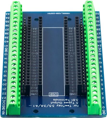 whiteeeen Screw Terminal Expansion Board 3 Types Output Breakout Board for Teensy 3.5/3.6/4.1 Module Compatible with Arduino in Kuwait