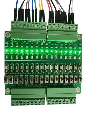 PLC debug Board/Simulation board/16-channel Input and Output Test Board/PLC Learning Accessories/Switch Quantity IO Module in Kuwait