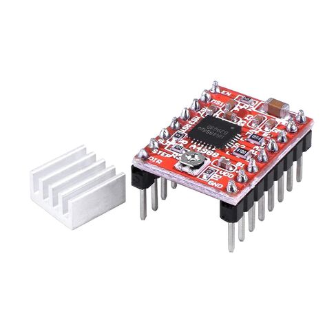 ​KEAcvise 5-Pack A4988 Stepper Motor Driver - High-Current Module with Heat Sink for 3D Printers (RepRap Mendel/Huxley), CNC Machines, Robotics, Arduino Projects​ in Kuwait
