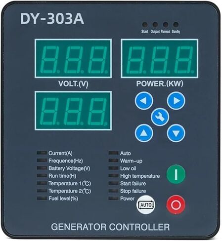 HJ-303A Generator Controller Stopping And Fault Protection Automatically And Manually 1Pcs in Kuwait