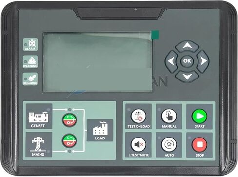 Generator Controller DC72D MK2 LCD Self-starting Control Panel 1Pcs in Kuwait