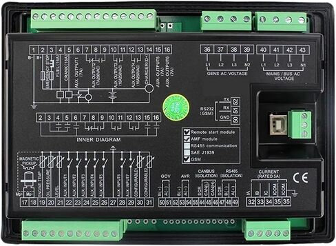 LXC7120 Auto Start Generator Controller Alternator Control Board Pannel Part 1Pcs in Kuwait