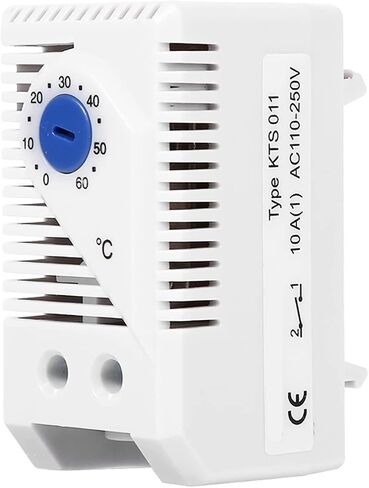 Mechanical Thermostat, KTS011 0-60°C Adjustable Compact Normally Open Temperature Controller Switch in Kuwait