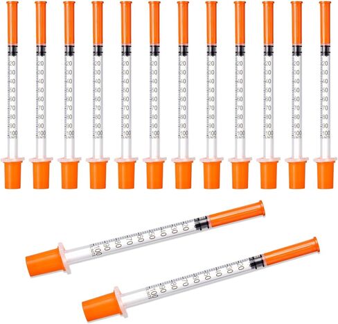 U-100 1ml/cc 30G 5/16" Disposable Syringe,Individual Wrapped, 100PACK in Kuwait