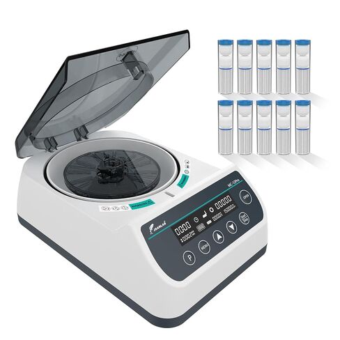 JOANLAB الرقمية 10000 دورة في الدقيقة آلة الطرد المركزي الصغيرة عالية السرعة مع 10 أنابيب من أنابيب زجاجية 12 × 40 مم in Kuwait