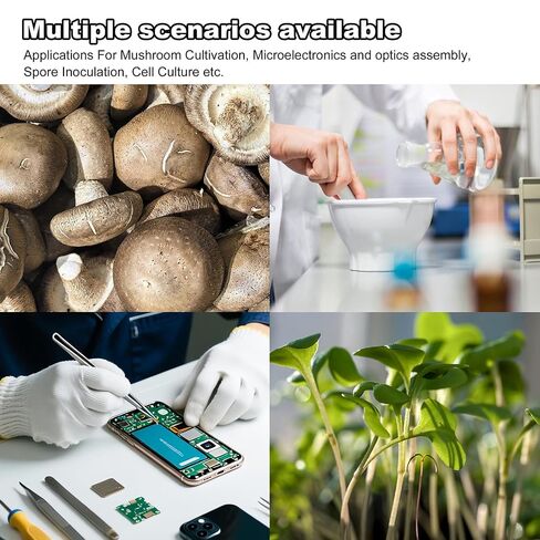غطاء التدفق الصفحي من Mycology مع فلتر HEPA H13، FFU، مقاس 17.3 بوصة × 14.8 بوصة × 14.8 بوصة، غطاء التدفق الصفحي للمختبرات/الغرف النظيفة/تلقيح جراثيم الفطر in Kuwait