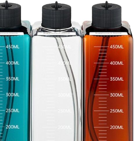 4 Pieces Titration Bottle Aquarium Seawater Tank Grass Tank PP Material Convenient Installation Suitable Research Institution, A in Kuwait