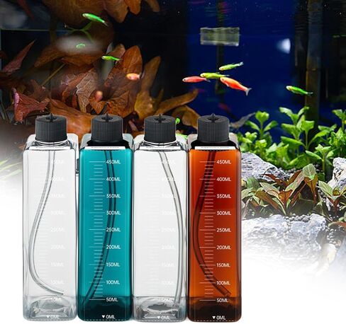 4 Pieces Titration Bottle Aquarium Seawater Tank Grass Tank PP Material Convenient Installation Suitable Research Institution, A in Kuwait