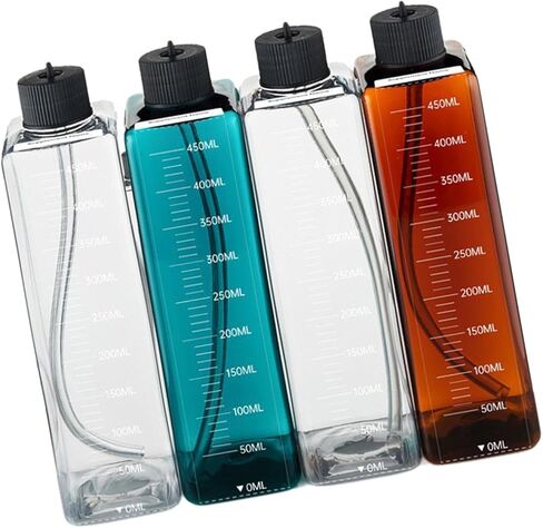 4 Pieces Titration Bottle Aquarium Seawater Tank Grass Tank PP Material Convenient Installation Suitable Research Institution, A in Kuwait