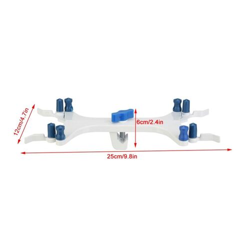 Aluminum Burette Clip with Rubber Grip – Laboratory Titration Clamp for Experiment Setup, Durable Fixing Accessory for Burette and Glassware in Kuwait