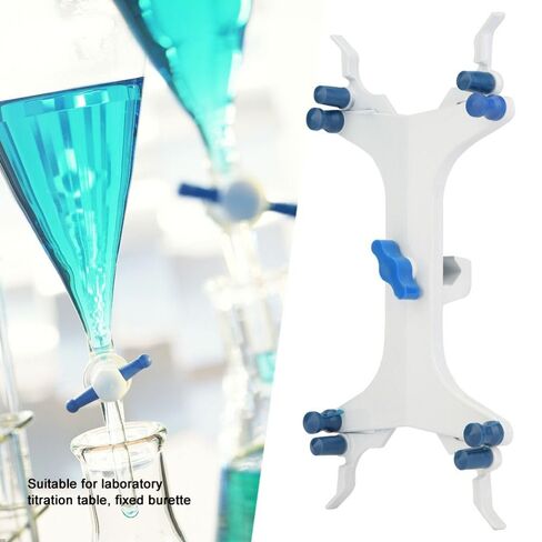 Aluminum Burette Clip with Rubber Grip – Laboratory Titration Clamp for Experiment Setup, Durable Fixing Accessory for Burette and Glassware in Kuwait