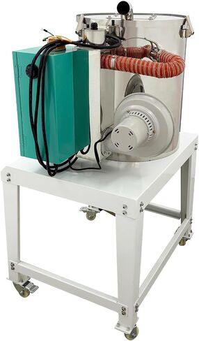 50KG Plastic Drying Machine 220V 3PH | for PP/PE/ABS/PVC, PID Temp Control, Hot Air Circulation Dryer,4KW in Kuwait
