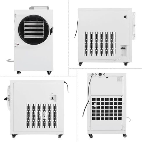 Freeze dryer, fully automatic food freeze dryer, equipped with a matching vacuum pump, suitable for processing fruits, meats, seafood and pet snacks. in Kuwait